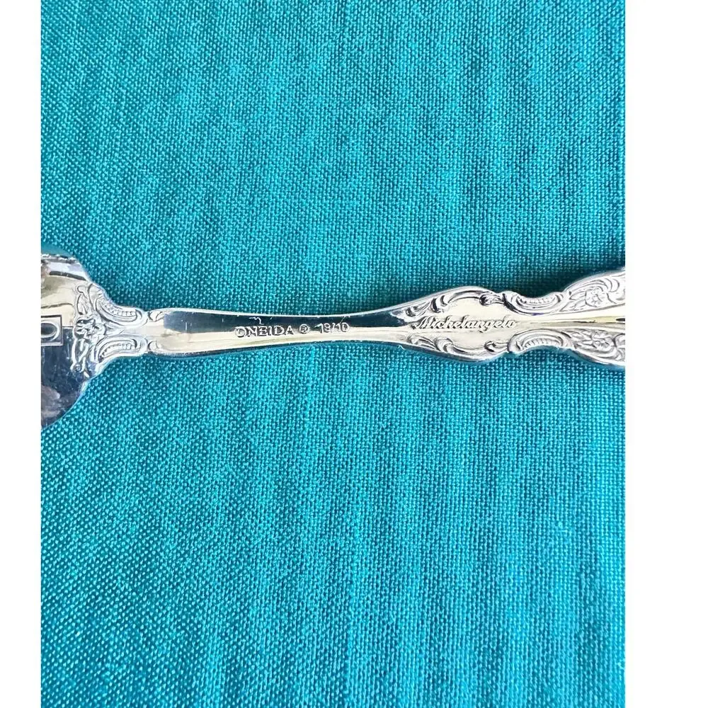 Oneida Michelangelo 18/10 Stainless Steel Teaspoons-Set of 5-Excellent!